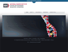 Tablet Screenshot of cssi.cancer.gov