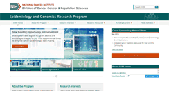 Desktop Screenshot of epi.grants.cancer.gov