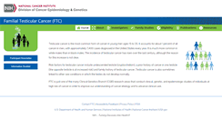 Desktop Screenshot of familial-testicular-cancer.cancer.gov