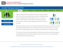 Tablet Screenshot of familial-testicular-cancer.cancer.gov