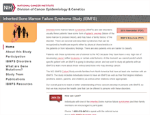 Tablet Screenshot of marrowfailure.cancer.gov