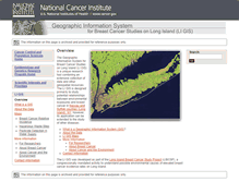 Tablet Screenshot of li-gis.cancer.gov