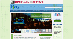 Desktop Screenshot of hints.cancer.gov