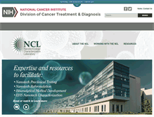 Tablet Screenshot of ncl.cancer.gov