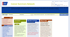 Desktop Screenshot of csn.cancer.org