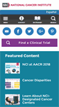 Mobile Screenshot of cancer.gov