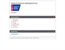 Tablet Screenshot of mysupport.cancer.org