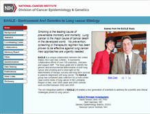Tablet Screenshot of eagle.cancer.gov