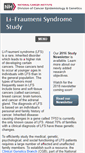Mobile Screenshot of lfs.cancer.gov